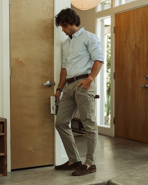 lifestyle image of 365 Chino Pant - HB Athletic Tapered