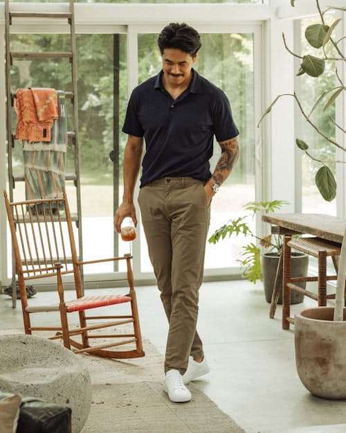 lifestyle image of 365 Chino Pant - HB Straight