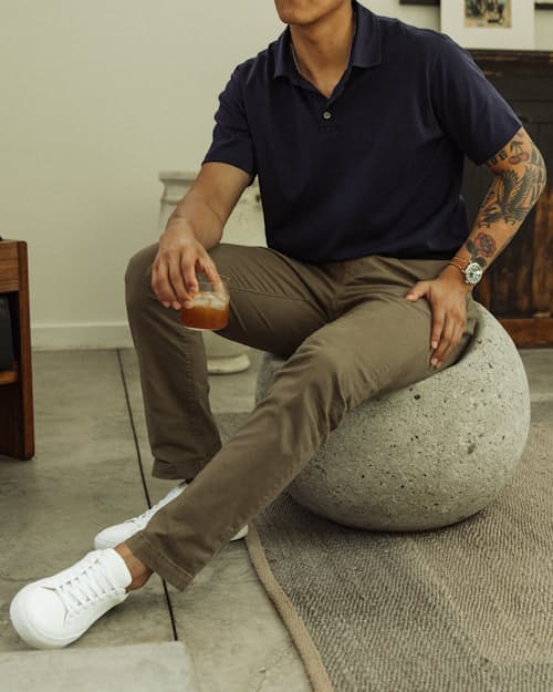 lifestyle image of 365 Chino Pant - HB Straight
