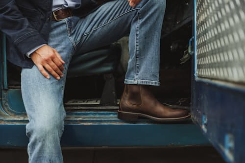 lifestyle image of Mini Lug Chelsea Boot