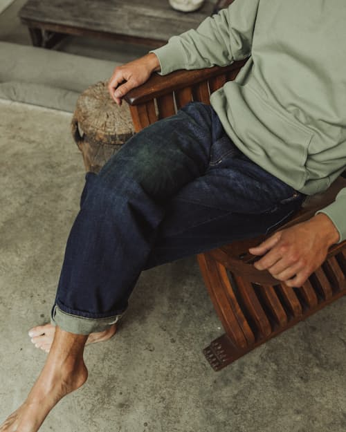 lifestyle image of Stretch Selvedge Denim - HB Classic