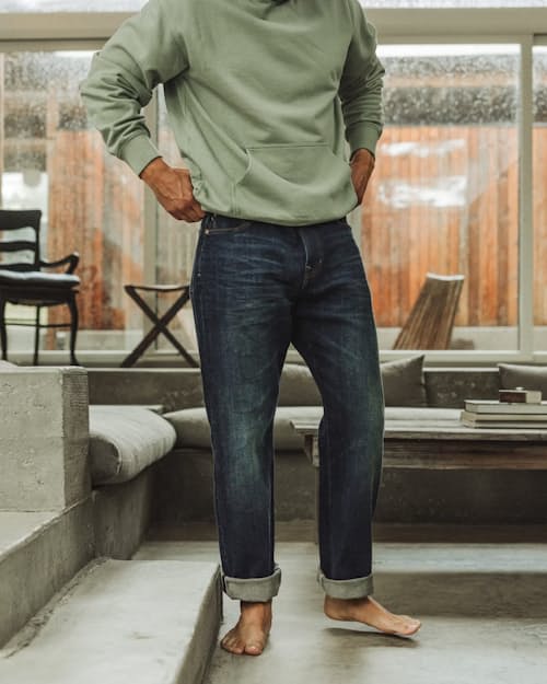 lifestyle image of Stretch Selvedge Denim - HB Classic