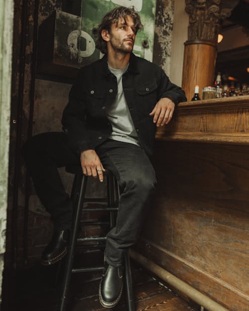 lifestyle image of All-American Stretch Denim - HB Straight