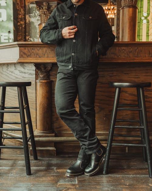 lifestyle image of All-American Stretch Denim - HB Straight