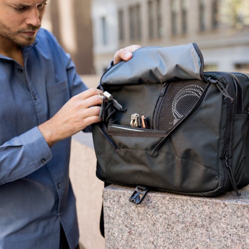 laydown image of 3-Way Briefcase - 22L