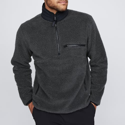 laydown image of High Pile Pullover