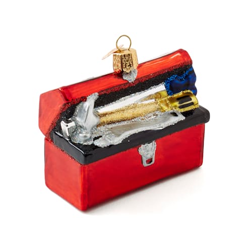 laydown image of Toolbox Ornament