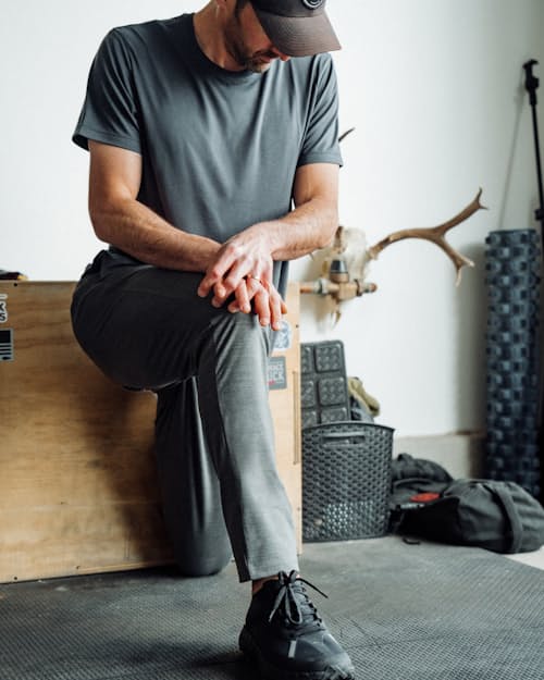 lifestyle image of 72-Hour Merino T-Shirt - Classic Fit