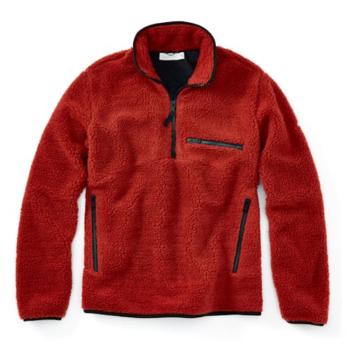 laydown image of High Pile Pullover