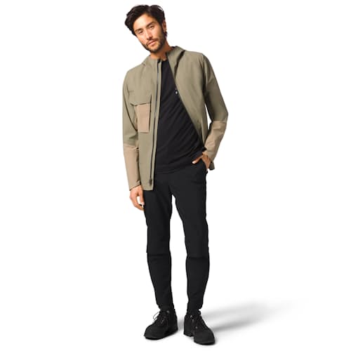 laydown image of Escape and Explore Rain Jacket