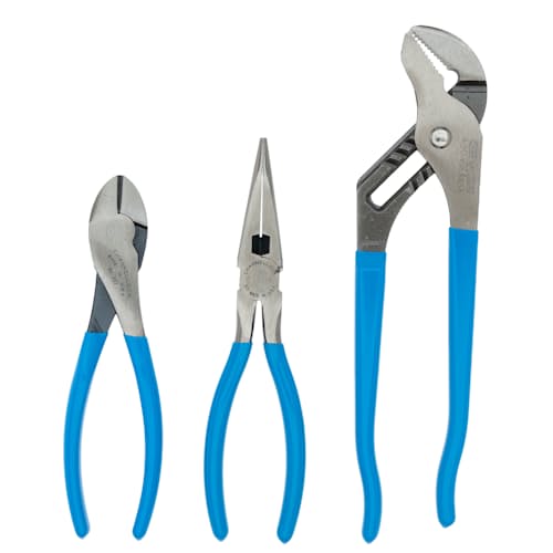 laydown image of 3 Piece Pro Plier Set