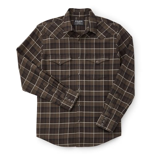 laydown image of Western Flannel Shirt
