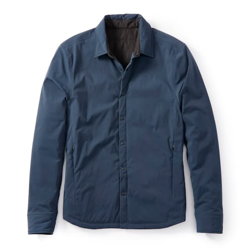 laydown image of Reversible Shirt Jacket