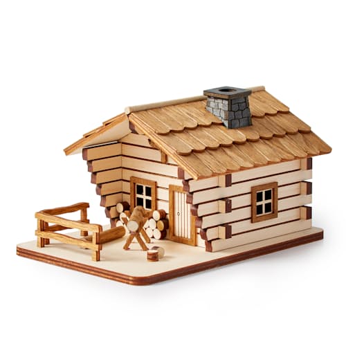 laydown image of DIY Hidden Hut and Incense Set