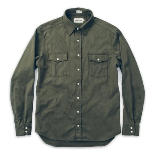 laydown image of The Glacier Shirt