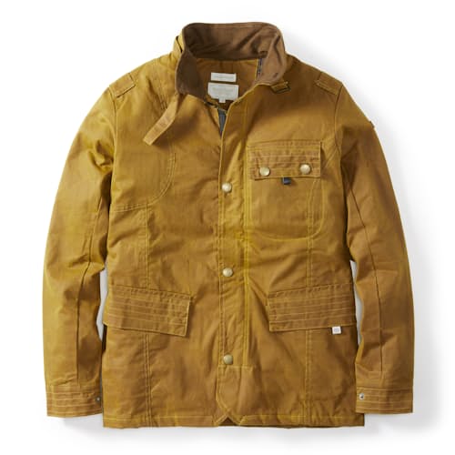 laydown image of Waxed Bexley Jacket