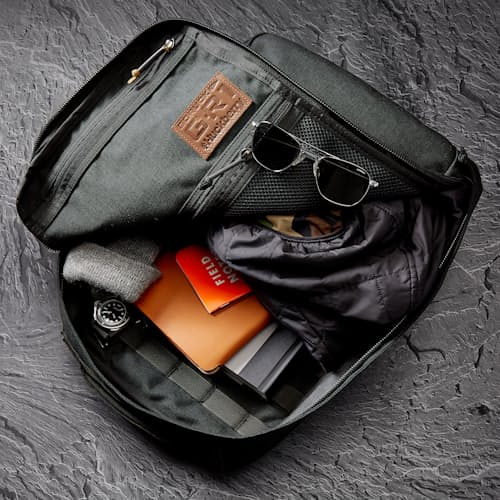 laydown detail image of Huckberry X GORUCK GR1 Slick Backpack - 26L