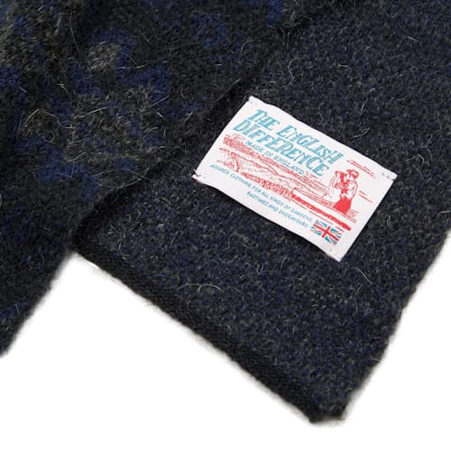 laydown image of The English Difference Fair Isle Scarf