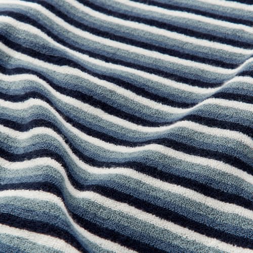 laydown image of Loose End Striped Terry Polo