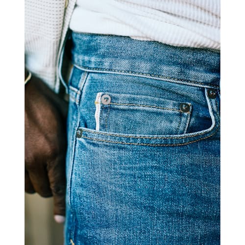 lifestyle image of Japanese Stretch Selvedge Denim - HB Straight