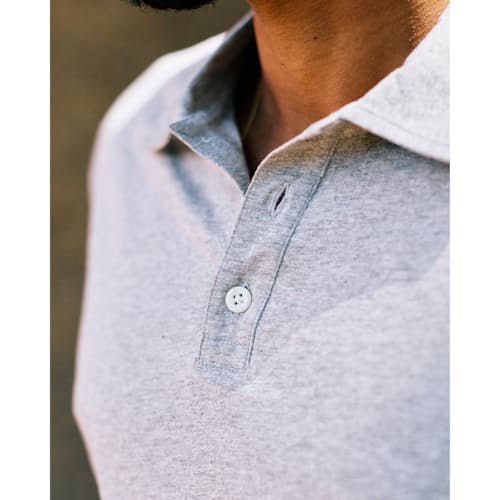 lifestyle image of Cotton Hemp Polo Shirt