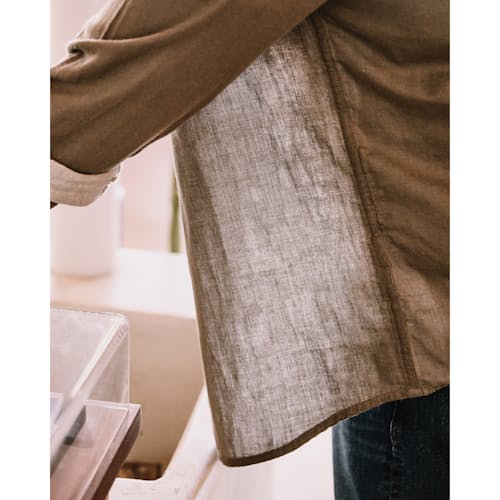 lifestyle image of Double Gauze Utility Shirt