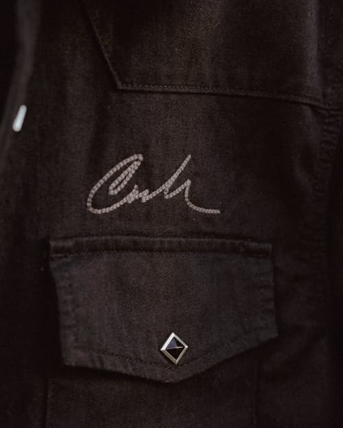 lifestyle image of Cash Diamond Snap Western Shirt