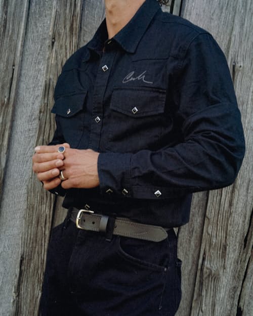 lifestyle image of Cash Western Belt