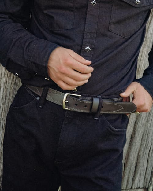 lifestyle image of Cash Western Belt