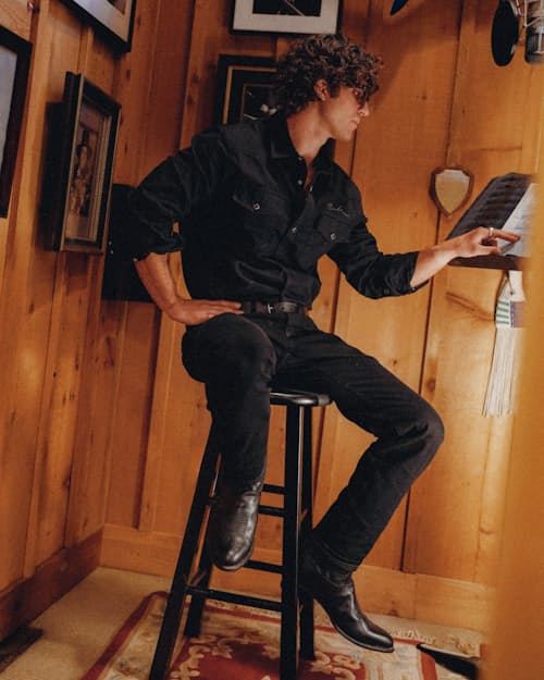 lifestyle image of Cash Black Reserve Denim