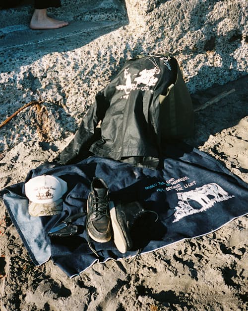 lifestyle image of Passed the End of Nowhere Blanket