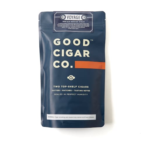 laydown image of 2 Pack of Cigars - Voyage (Medium)