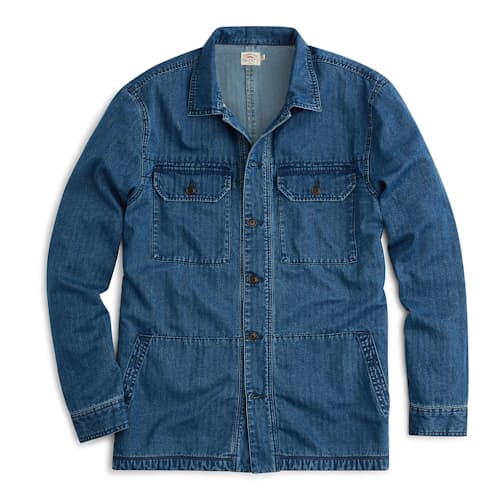laydown image of Indigo Corporal Jacket