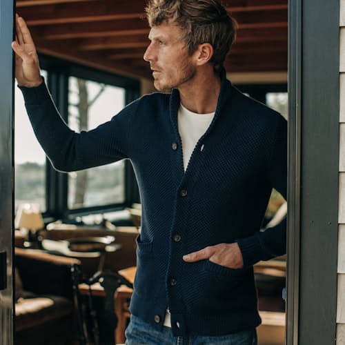 laydown image of The Crawford Sweater