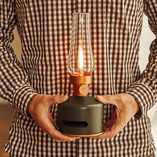 laydown image of LED Lantern Speaker