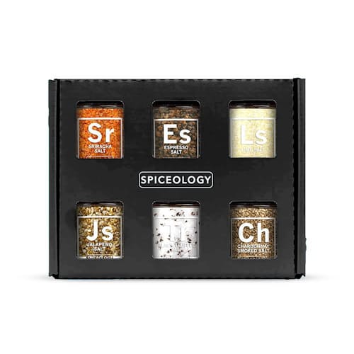 laydown image of Luxe Infused Salt Set