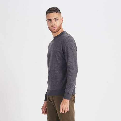 on model image of Ponto Performance Crewneck Sweatshirt