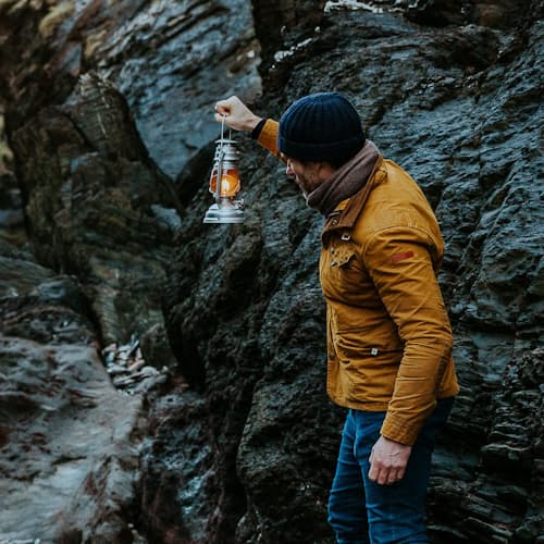 lifestyle image of Waxed Bexley Jacket