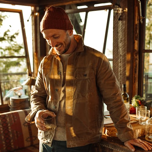 lifestyle image of Huckberry Beanie