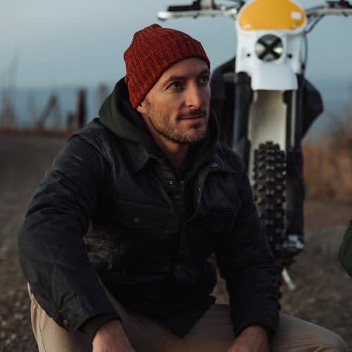 lifestyle image of Huckberry Beanie