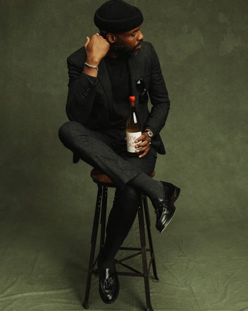 on model image of Tassle Loafer