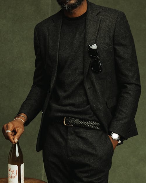 on model image of Passage Sunglasses - Polarized