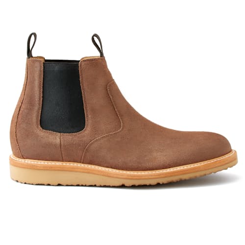 laydown image of Work Wedge Chelsea Boot