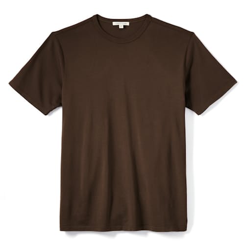laydown image of Supima Crew T-Shirt