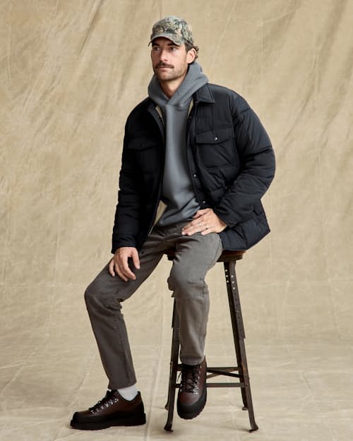 on model image of The Jackson Quilted Jacket