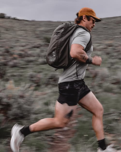 lifestyle image of Huckberry X GORUCK GR1 Slick Backpack - 26L