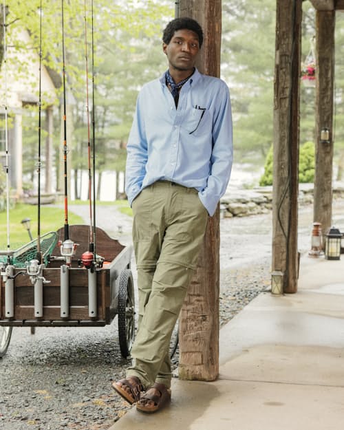lifestyle image of Zip-Off Utility Pant
