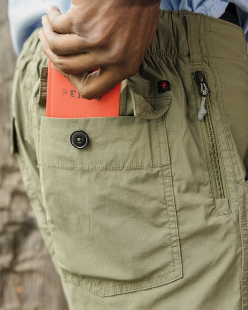 lifestyle image of Zip-Off Utility Pant