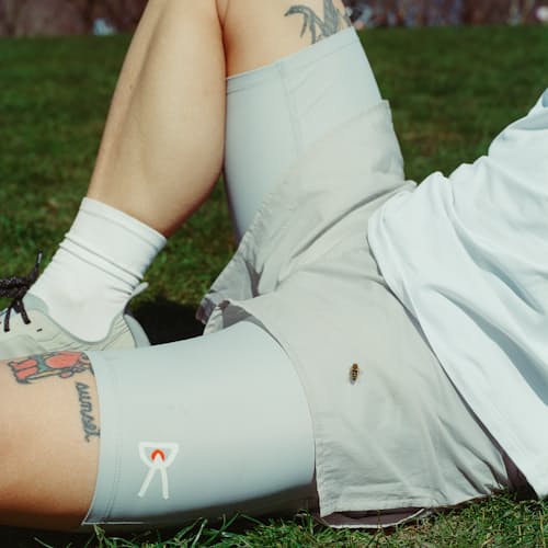 lifestyle image of Ripstop Layered Trail Shorts - 5"