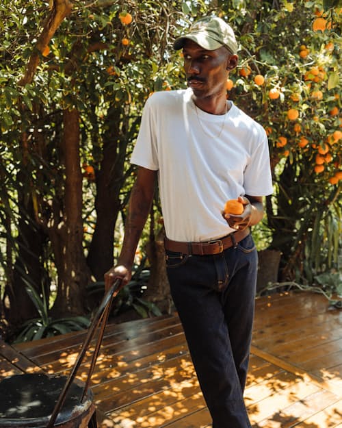 lifestyle image of Vintage Leather Belt